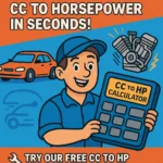 CC to HP Calculator